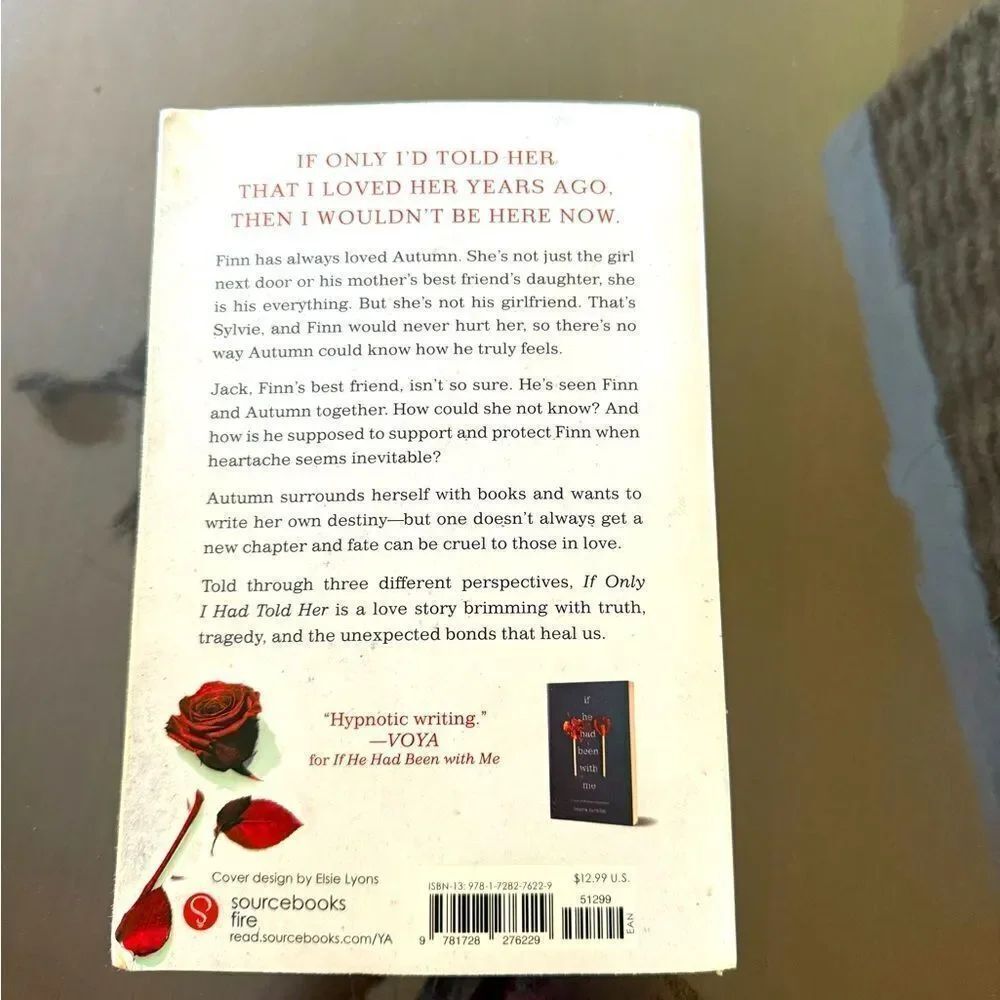 If Only I Had Told Her Book